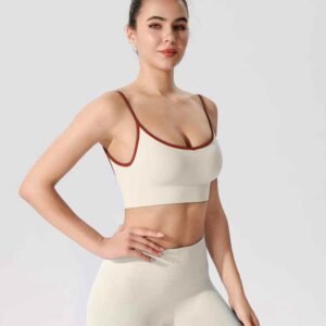 حمالة صدر رياضية على شكل حرف T