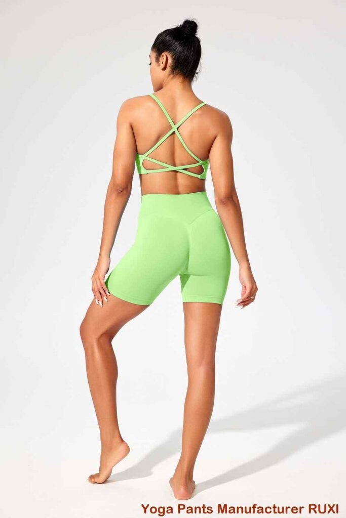 بنطلون يوغا طويل مع جيوب RUXI