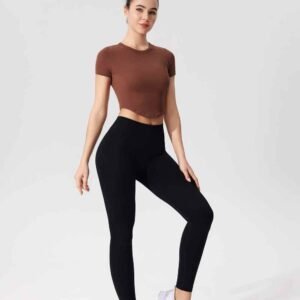 بنطلون يوغا بدون درزات RUXI ae344