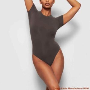 بنطال من الخيزران مع جيوب RUXI